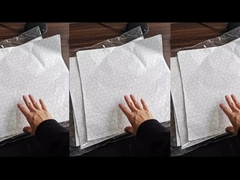 বার্গার ফয়েল হেক্সাগন মধুচক্রের কাগজ স্তরিত অ্যালুমিনিয়াম ফয়েল বার্গার প্যাকেজিং