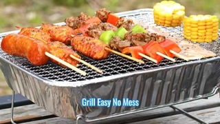 সহজ বহিরঙ্গন BBQ গ্রিল কোন ক্লিনআপ