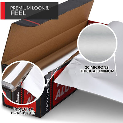 200 Square Foot Aluminum Foil Roll Household Wrapping Paper Kitchen Foil