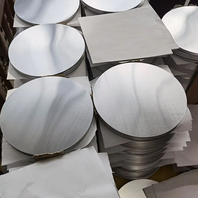 Lampshade 1060 Aluminum Circle Sheet Round Plate Custom Size High Flatness Burr Free Edge Food Grade