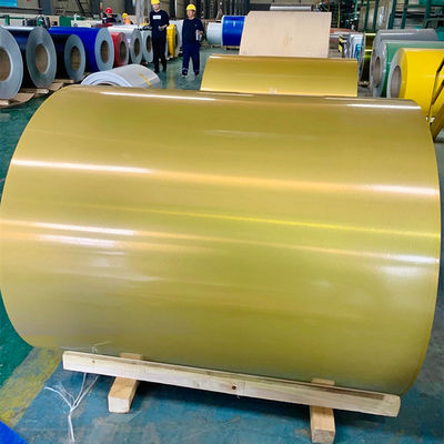 Color Coated Aluminum Gutter Coil 1060 3003 3004 Alloy PE PVDF Coating 0.5mm 0.6mm Custom Width 505mm 610mm