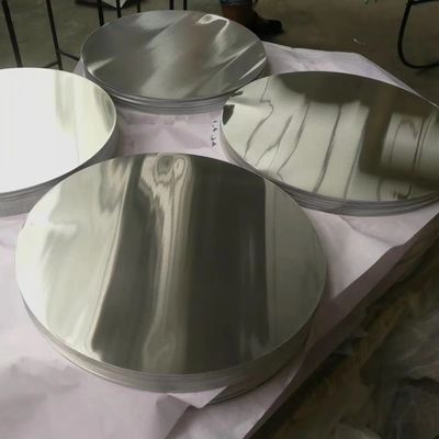 3000 Series 3003 Aluminum Round Circle Hard Anodizing Enameling Custom Size High Flatness Burr Free Edge Food Grade