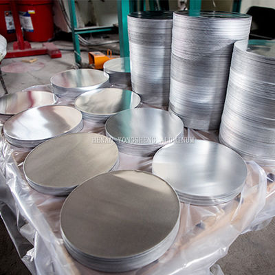 Circles Discs Electric Cooker Raw Material Non Stick Aluminum Sheet Custom Size High Flatness Burr Free Edge Food Grade