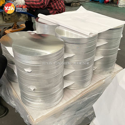 0.55mm 1060 Aluminum Circle O H Temper Disc Kitchen Custom Size High Flatness Burr Free Edge Food Grade
