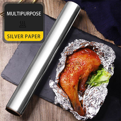273x165mm Kitchen Aluminum Foil Roll Heavy Duty Food Wrapping Paper Sheet