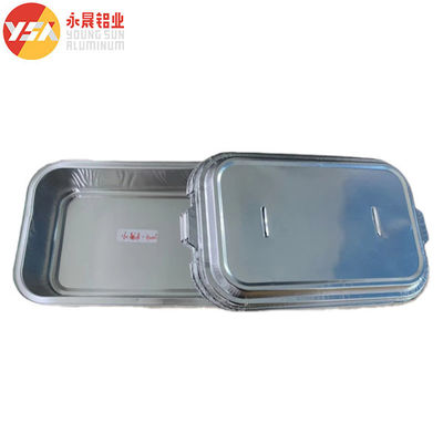 280ml 300ml এয়ারলাইন অ্যালুমিনিয়াম ফয়েল ক্যাটারিং কনটেইনার Oblong ওভেন-নিরাপদ