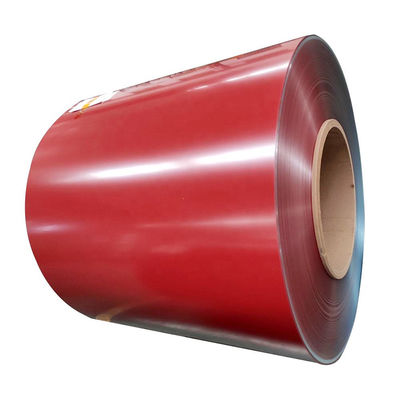 রঙিন লেপযুক্ত অ্যালুমিনিয়াম গটার কয়েল 1060 3003 3004 খাদ পিই পিভিডিএফ লেপ 0.5 মিমি 0.6 মিমি কাস্টম প্রস্থ 505 মিমি 610 মিমি