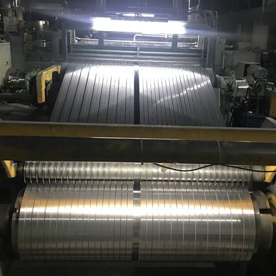 25mm Width 0.4mm Thick 1050 Thin Aluminum Strips Pipe High Tensile Slit
