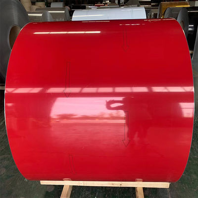 A1060 A3003 রঙ প্রলিপ্ত অ্যালুমিনিয়াম কুণ্ডলী T3 টেম্পার