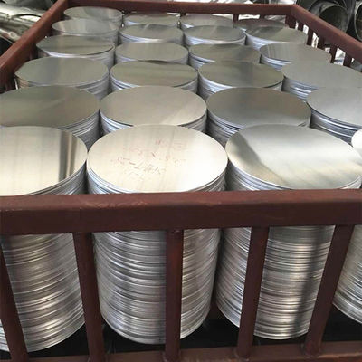 25mm 30mm Round Disc 1050HO A3003 Aluminum Sheet Pan Circle Non Stick Custom Size High Flatness Burr Free Food Grade