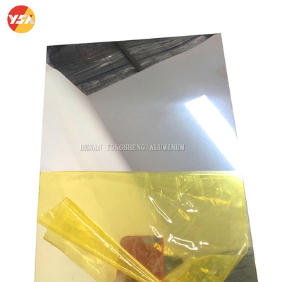 1060 H12 আয়না অ্যালুমিনিয়াম আলো প্রতিফলিত অ্যালুমিনিয়াম শীট কয়েল ফিল্ম সহ
