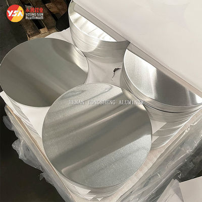 3003 Alloy Aluminum Round Circle Disc 0.4mm Custom Size High Flatness Burr Free Edge Food Grade