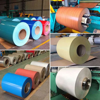 খাদ রঙ প্রলিপ্ত PE PVDF অ্যালুমিনিয়াম কয়েল 3003 3005 মেটাল রোল